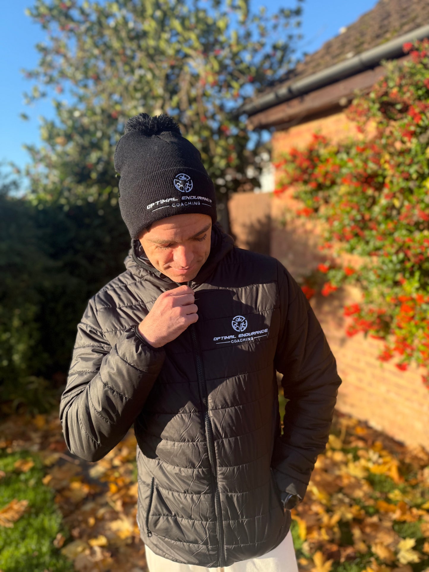 Unisex Black Puffer Jacket